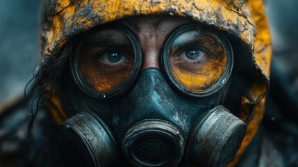 Coal Miner Struggling with Respiratory Issues Highlighting Health Risks in the Mining Industry