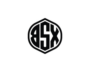 BSX logo design vector template. BSX