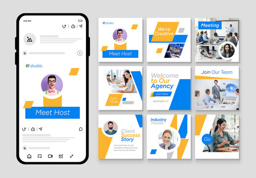 Corporate Social Media Post Template