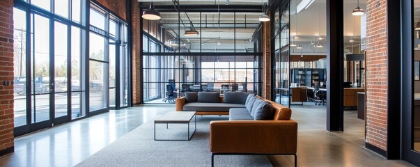 expansive modern living space interior design