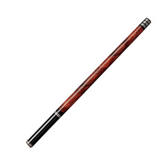 Elegant wooden pen resting on a light background, showcasing fine craftsmanship and design