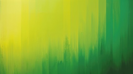 Abstract Green and Yellow Painted Vertical Stripes