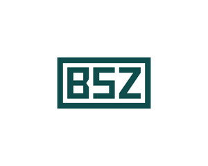 BSZ logo design vector template. BSZ