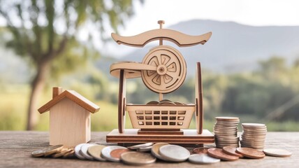 A panoramic view of a working data center shows rows of servers and blinking emergency lights.