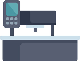 Coffee machine with touch screen display brewing fresh espresso beverage