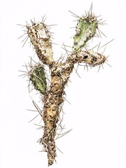 Obraz premium A delicate skeletal structure reveals the intricate beauty of nature's decay and endurance against a stark backdrop.