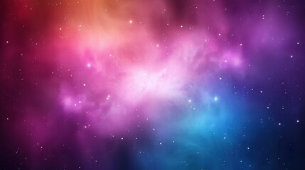 Fototapeta premium A stunning panoramic view of the galaxy filled with vibrant stars, creating an abstract cosmic background.