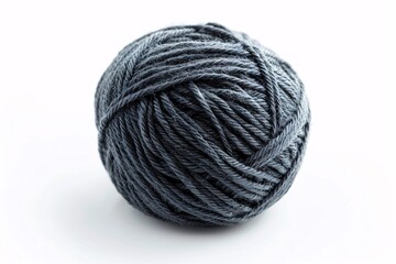 Bundle of silver thread on a blank canvas.