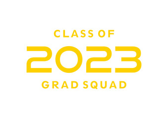 Class of 2023 grad squad yellow