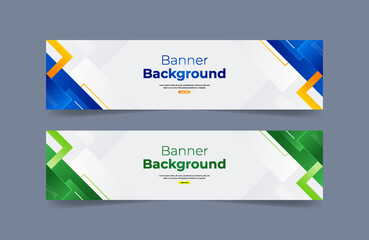 Set of abstract horizontal background