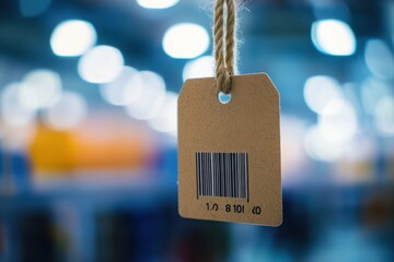 Blank price tag, with copy space