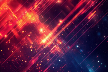 Fototapeta premium Vibrant Light Trails