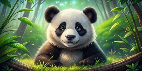 Fototapeta premium Learn How to Sketch a Panda: Step-by-Step Guide for Beginners to Create Adorable Panda Illustrations Easily