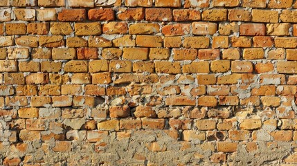 Obraz premium Textured Brick Wall with Rustic Appeal