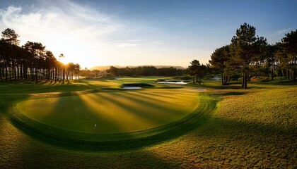 Distant mountains provide a stunning backdrop.