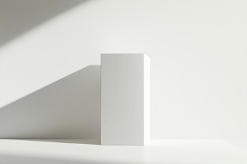 white mock up package box by generative ai