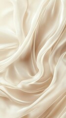 Obraz premium Elegant Draped Beige Fabric Texture: Smooth, Soft, and Luxurious