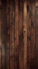 Fototapeta premium Dark Brown Wooden Plank Background Texture