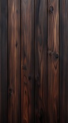 Fototapeta premium Dark Brown Wooden Planks Background Texture