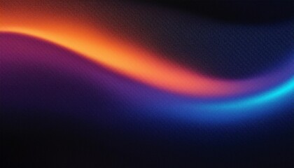 Fototapeta premium Create a dynamic and eye-catching atmosphere with this dark to orange horizontal gradient background, featuring a wavy pattern and a vibrant color scheme
