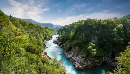 The river's journey is one of beauty and resilience.  
