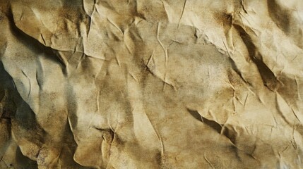Fototapeta premium Vintage Crumpled Paper Texture: A Rustic Background
