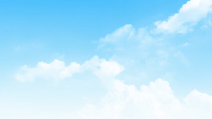 blue sky with clouds and sun, the sunset behind the clouds.  ideal peaceful background, weather-related concepts.