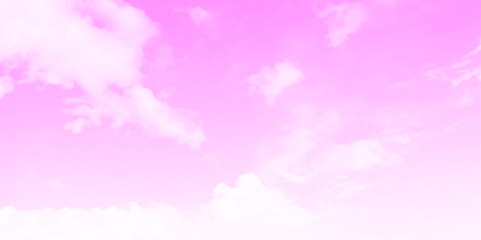 A Pink sky with clouds