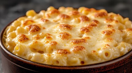 Delicious baked macaroni and cheese