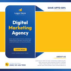 Innovative digital marketing agency social media post design for brand visibility