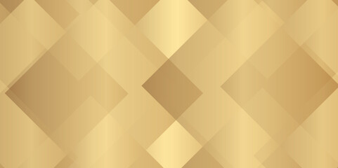 Abstract modern golden color pattern geometric luxury gradient line background random square shape design. modern design template background. layered geometric triangle shapes.