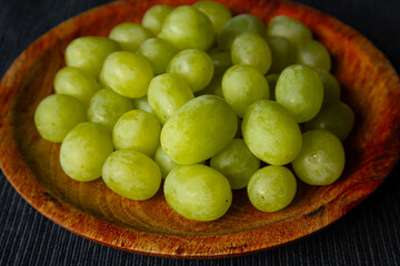 essen, green, obst, frisch, gesund, teller, reif, süss, schüssel,weintrauben, weintraube, traube, 
