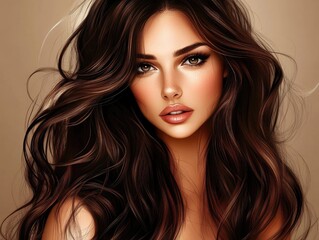 woman with hair