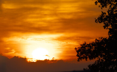 abendrot, himmel, sonne, sonnenaufgang, natur, landschaft, rot, schön, abenddämmerung, sonnenlicht