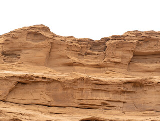 Textured Canyon Wall in Desert Landscape