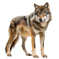 Fototapeta premium wolf isolated on white