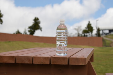 ペットボトル　水　公園