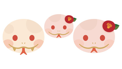 白蛇家族のイラスト