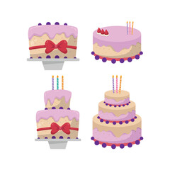 Delightful Assorted Birthday Cakes for Special Celebrations