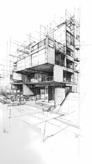 Obraz premium Design your dream buildings, hotels, and apartments with custom imagery. Ideal for creating stunning designs