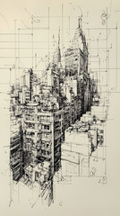 Fototapeta premium Design your dream buildings, hotels, and apartments with custom imagery. Ideal for creating stunning designs