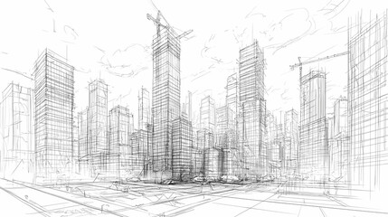 Fototapeta premium Design your dream buildings, hotels, and apartments with custom imagery. Ideal for creating stunning designs