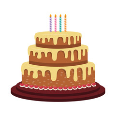 Decadent Chocolate Birthday Cake with Elegant Toppings
