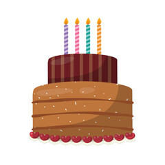 Decadent Chocolate Birthday Cake with Elegant Toppings