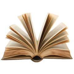 open book isolated on white