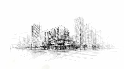 Fototapeta premium Design your dream buildings, hotels, and apartments with custom imagery. Ideal for creating stunning designs