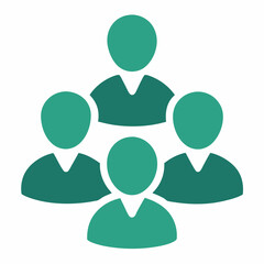 Business Team Collaboration Logo Icon Vector