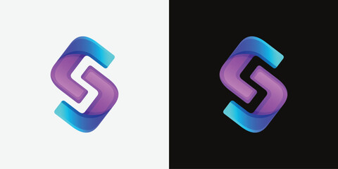 Letter S logo icon design template