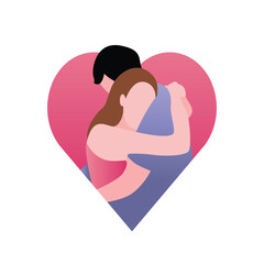 Valentine’s Day Flat Design for Romantic Couples