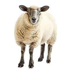 Fototapeta premium sheep isolated on white